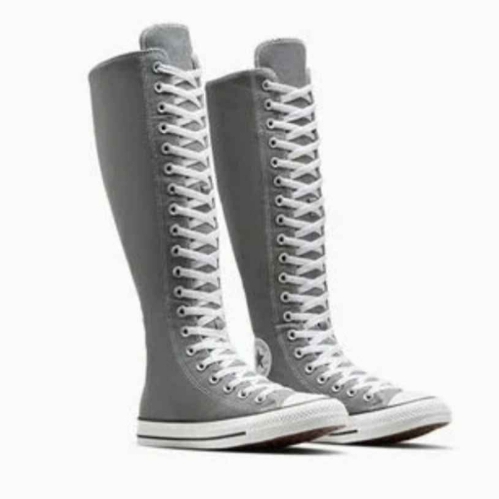Converse Gray Lace Up Sneakers Sold Out In Stores M4/W5.5-6 NWT
